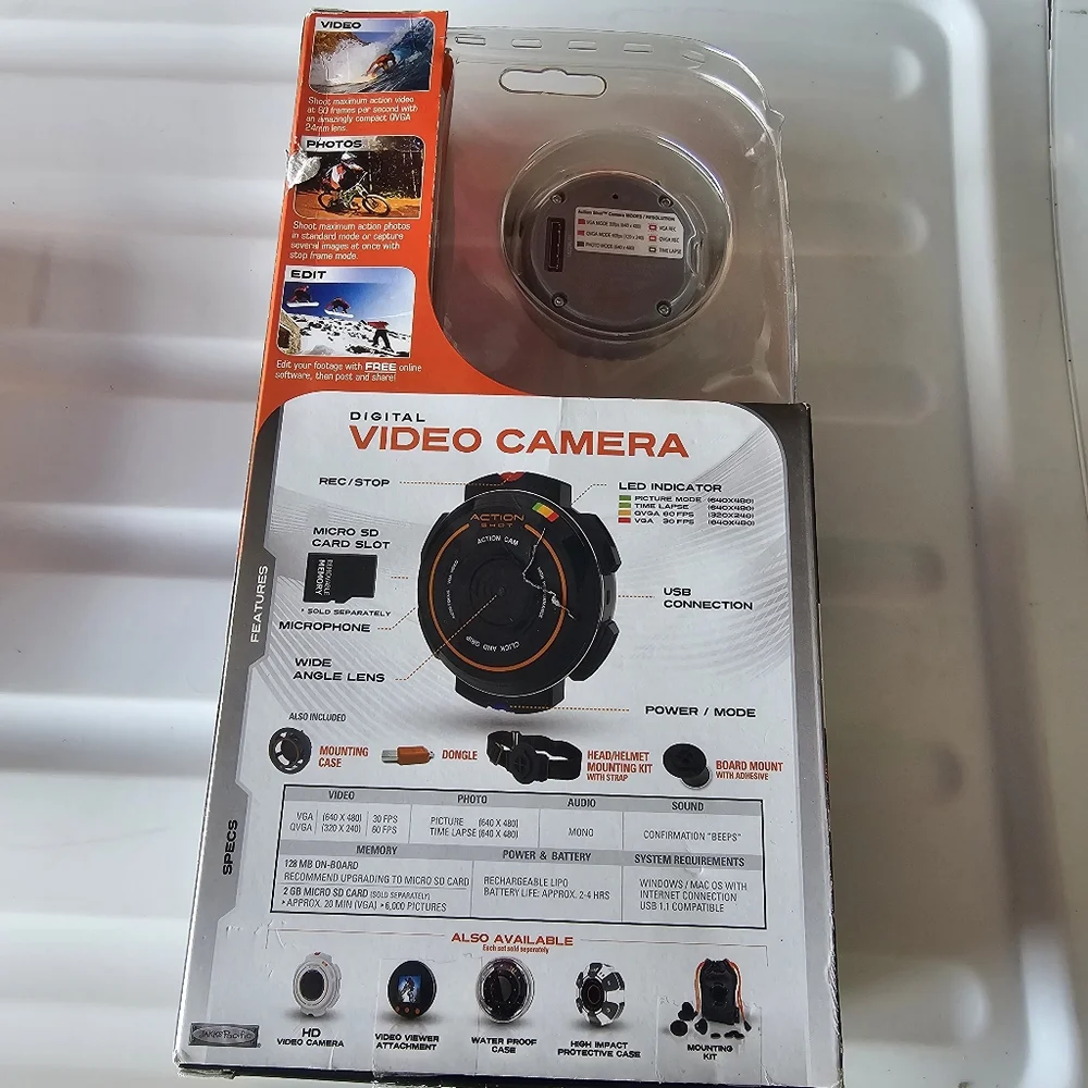 Action Shot Video Camera New in Box Jakks Pacific